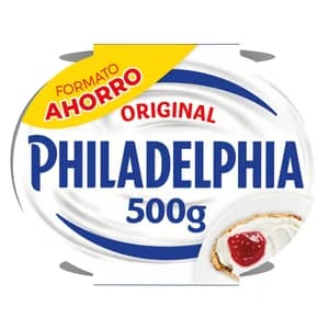 PHILADELPHIA Queso de untar formato ahorro PHILADELPHIA 2 x 250 g.