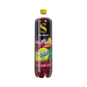 SANDEVID Tinto de verano con zumo de limón, sin conservantes ni colorantes SANDEVID Radler botella de 1.5 l.