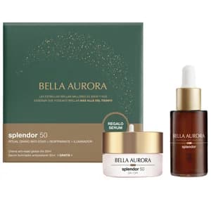 BELLA AURORA Splendor 50 Sérum iluminador antioxidante (30ml) + crema de día anti-edad (30 ml).