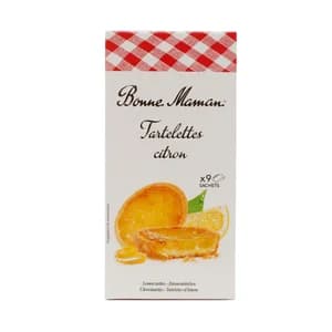 BONNE MAMAN Galletas tartaletas rellenas de limón 125 g.