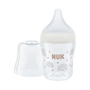 NUK Perfect match Biberón de 150 ml. con tetina de silicona suave, a partir de 0 meses.