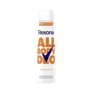 REXONA All body deo fresh citrus Desodorante corporal unisex en spray 150 ml.