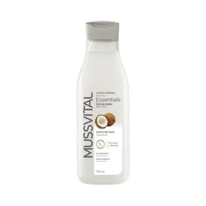 MUSSVITAL Essentials Gel para baño o ducha con aceite de coco 750 ml.