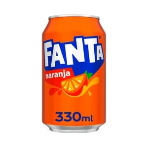 FANTA Refresco de naranja lata de 330ml