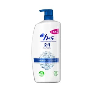 H&S Champú anticaspa y acondicionador de uso diario, con micro bioma protect H&S Classic 1 l.