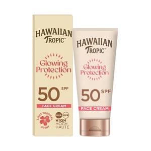 HAWAIIAN TROPIC Glowing protection Protector solar facial con FPS 50 (muy alto) 50 ml.