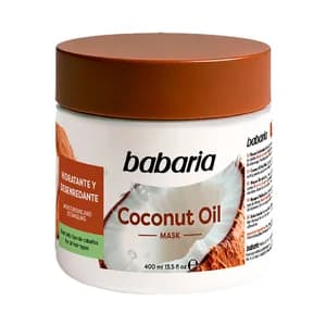 BABARIA Mascarilla capilar hidratante y desenredante para todo tipo de cabellos 400 ml.