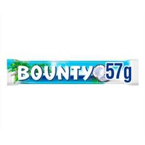 BOUNTY Barrita de chocolate 57 g.