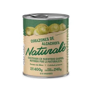 NATURALE Corazones de alcachofa 6/8 uds - 240g