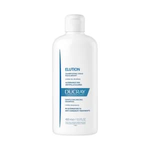 DUCRAY Elution Champú-crema seboabsorvente, para cabellos grasos 400 ml.