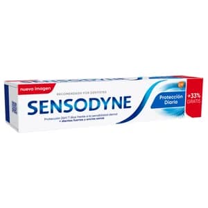 SENSODYNE Pasta de dientes de uso dario, para la reducción de la sensibilidad dental SENSODYNE Protección diaria 75 ml.