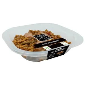 CASA MAS Arroz de montaña (arroz con butifarra y setas), listo para calentar y comer CASA MAS 280 g.