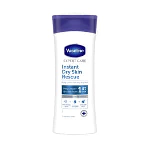 VASELINE Instant dry skin rescue Loción corporal ultra hidratante para pieles muy secas 400 ml.