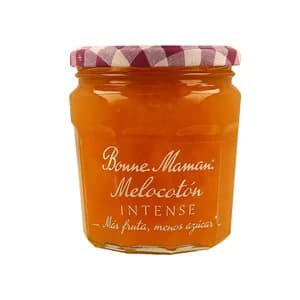 BONNE MAMAN Confitura de melocotón reducida en azúcares 335 g.