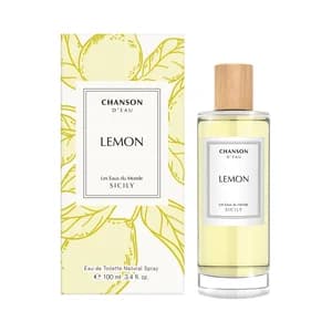 CHANSON D´EAU Sicily Eau de toilette para mujer con aroma a limón y vaporizador en spray 100 ml.
