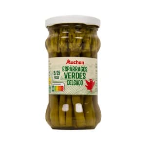 PRODUCTO ALCAMPO Espárragos verdes delgados 15/35 piezas frasco de 100 g.