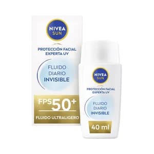 NIVEA Sun Protector solar facial de uso diario con FPS 50+ (muy alto) 40 ml.