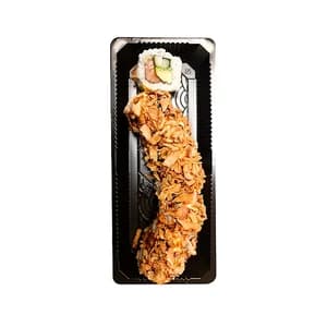 SUSHI GOURMET Maki California de Salmón cubiertos de cebolla frita, 8 uds, 210 g.