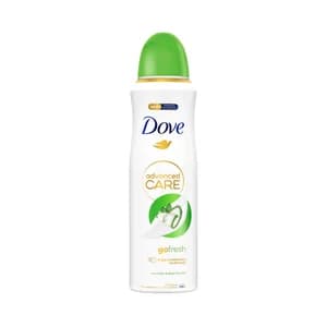 DOVE Advandec care go fresh Desodorante en spray para mujer con extracto de pepino y té verde 200 ml.