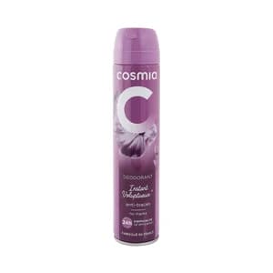 COSMIA Desodorante en spray para mujer con protección anti manchas y antitranspirante (24 horas) 200 ml.