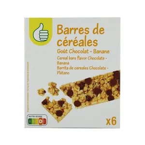 PRODUCTO ECONÓMICO ALCAMPO Cereales en barrita PRODUCTO ECONÓMICO ALCAMPO barrita 21 gr. Pack 6 unidades