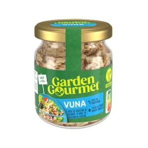 GARDEN GOURMET Preparado vegano a base de proteina de guisante con sabor a atún 175 g.