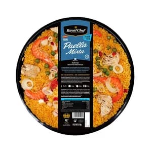 ROYAL CHEF Paella mixta sin gluten, lista para calentar y comer 1 kg.