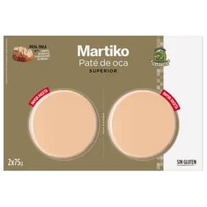 MARTIKO Paté de oca superior 2 x 75 g.
