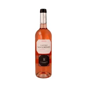 CASTILLO SAN LORENZO Vino rosado clarete con D.O. Rioja CASTILLO SAN LORENZO botella de 75 cl.