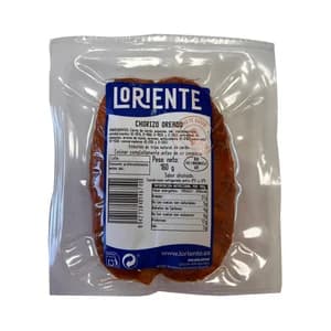 LORIENTE Chorizo oredado envasado al vacio 160 g.