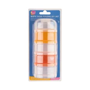 Dosificador de leche en polvo con 4 compartimentos apilables TIGEX.