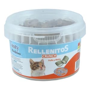 TASTY Rellenitos Snacks para gatos de pollo y malta 110 g