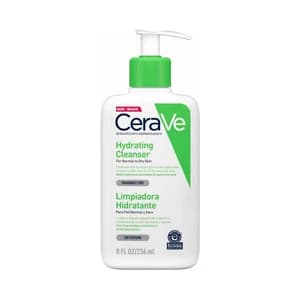 CERAVE Loción limpiadora hidratante sin perfume, para pieles normales a seca 236 ml.