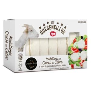 FLEUR DES MONTS Rulo queso de cabra en medallones FLEUR DES MONTS 100 g.