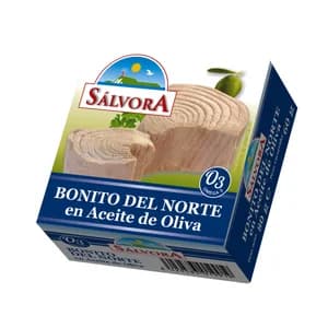 SÁLVORA Bonito del norte en aceite de oliva lata 60 g.
