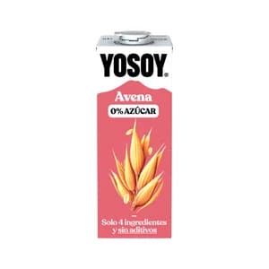 YOSOY Barista Bebida vegetal de avena 0% azúcar y sin aditivos 1 l.