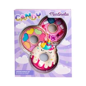 MARTINELIA Candy Estuche de maquillaje infantil con forma de rosquilla.