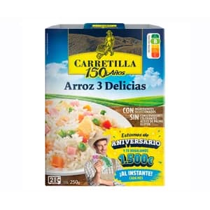 CARRETILLA Arroz tres delicias 250 g