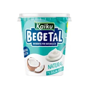 KAIKU Preparado de coco fermentado sin azúcares añadidos Begetal 380 g.