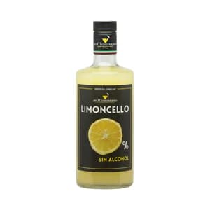 DEL MEDITERRANEO Limoncello (licor de limón) sin alcohol botella 70 cl.