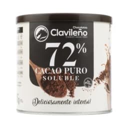 CLAVILEÑO Cacao en polvo soluble, puro 72 % CLAVILEÑO 250 g.