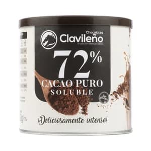 CLAVILEÑO Cacao en polvo soluble, puro 72 % CLAVILEÑO 250 g.
