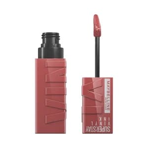 MAYBELLINE Superstay vinyl ink , tono 035 Cheeky Lápiz de labios en tinta líquida con acabado efecto vinilo.