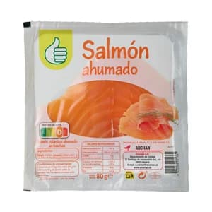 PRODUCTO ECONÓMICO ALCAMPO Salmón Atlántico ahumado cortado en lonchas 80 g.