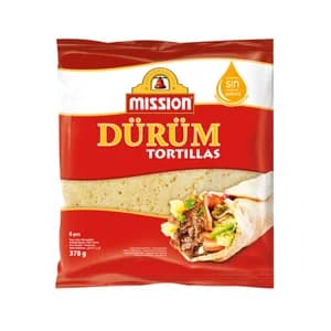 MISSION Dürüm Tortillas de trigo 6 uds.378 g.