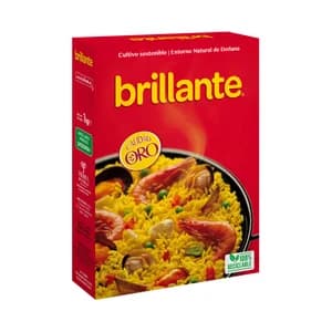 BRILLANTE Arroz largo vaporizado paquete de 1 kg.