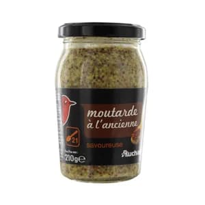 PRODUCTO ALCAMPO Mostaza de Dijon anciene frasco de 210 g.