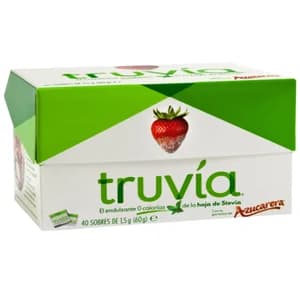 TRUVÍA Edulcorante con stevia 40 sobres