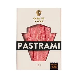 CASA DE VACAS Pastrami de vacuno con salsa de miel y mostaza 125 g.