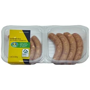 ALCAMPO CULTIVAMOS LO BUENO Salchichas de pollo campero 320 g.